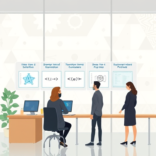 modern digital interface showing a step-by-