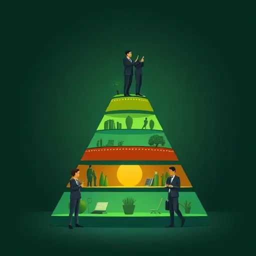 abstract layered pyramid representing Bloom'