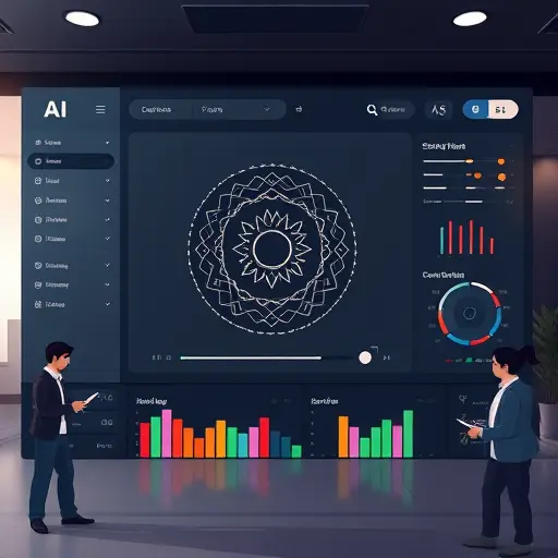 Animated illustration of an AI-