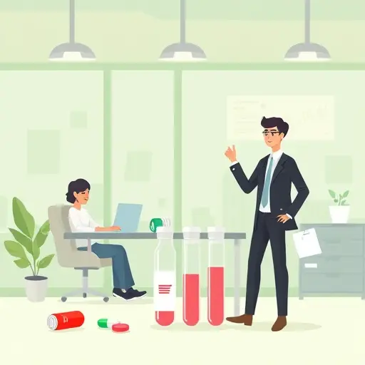 illustration showing medications (pill bottle), lifestyle factors (running shoe, high-fat meal, water bottle)