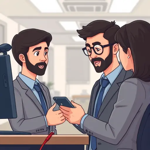 cartoon style scene showing lip-