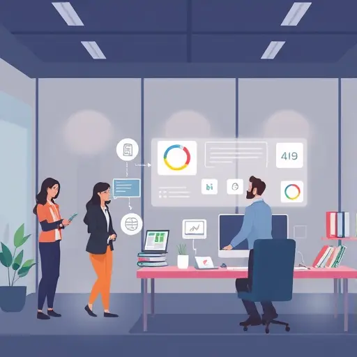 animated illustration of AI-