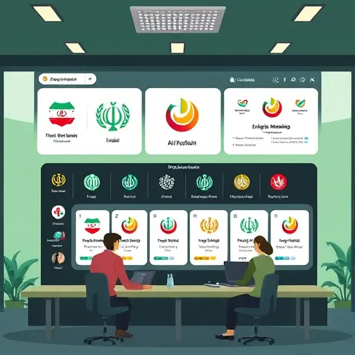 animated dashboard showing multiple unique logo variations generated by AI, user-