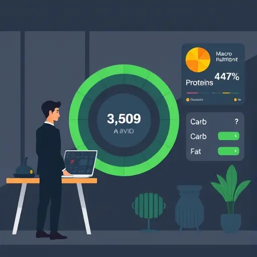 flat illustration of a macro-