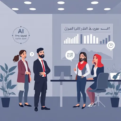 illustration of AI improving business metrics: