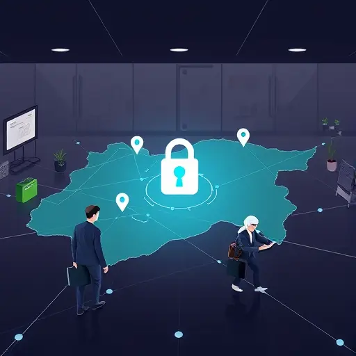 illustrated concept of geo-