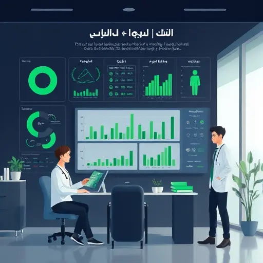 animated infographic of an AI system analyzing lab test panels (CBC, glucose, lipid profile, thyroid)