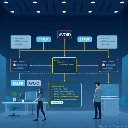 modern API architecture diagram illustration, showing error and success data flows, animated icons for error codes (like 401, 429), integration with Python code box, no text, cinematic tech style