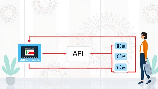 animated API data flow diagram, showing calls to multiple AI models (OpenAI, Gemini, Anthropic)