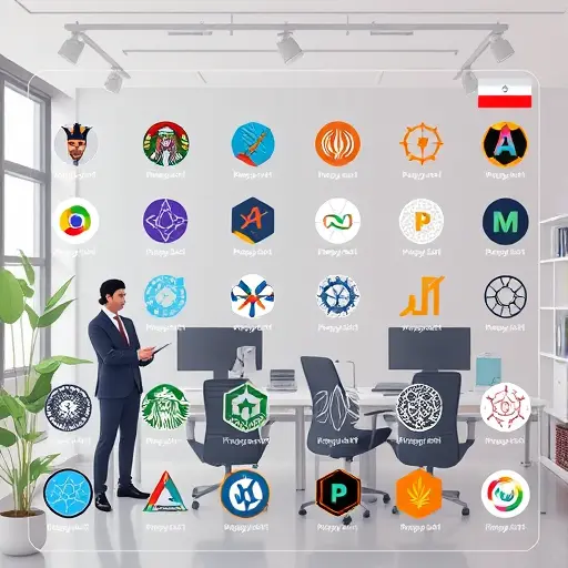 illustration showing multiple AI-