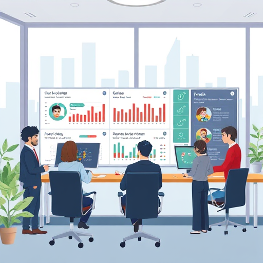 colorful illustrated dashboard showing various AI models (ChatGPT, Claude, Gemini)