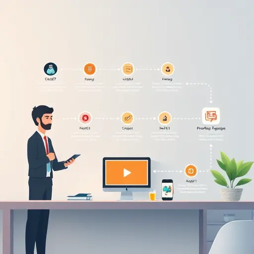 step-by-step workflow illustration for creating an AI-