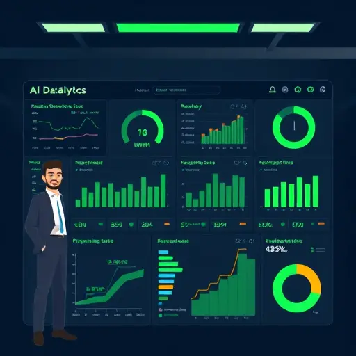 animated dashboard illustrating AI reading analytics, charts for WPM, comprehension score, response time;