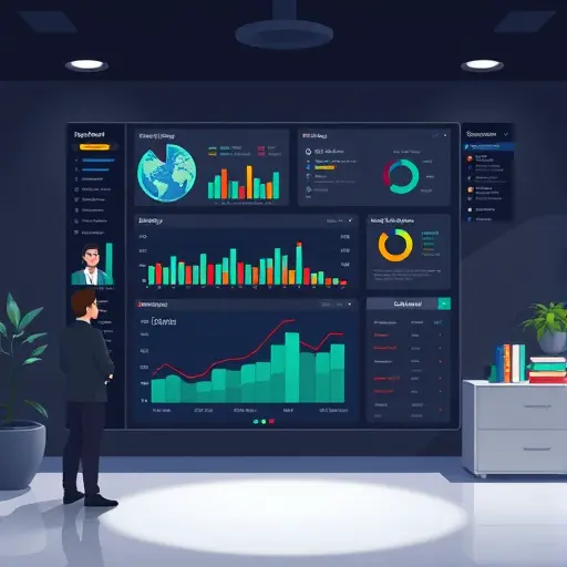 modern dark-themed AI dashboard illustration analyzing a lab report, highlighting H/