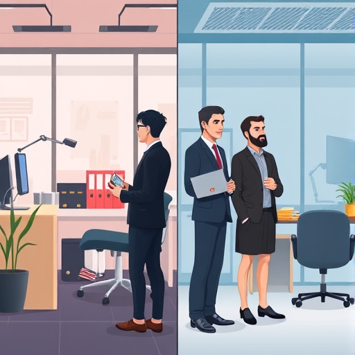 side-by-side comparison illustration showing different AI generated images, cartoon styles and abstract designs, no text