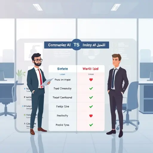 comparison chart illustration, animated style, trending AI models (Claude, ChatGPT, Gemini)