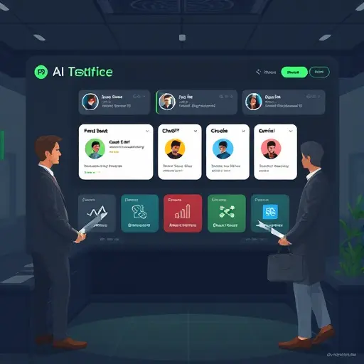 (text-free), showing chat-based prototyping, model selection chips for ChatGPT, Claude, Gemini;