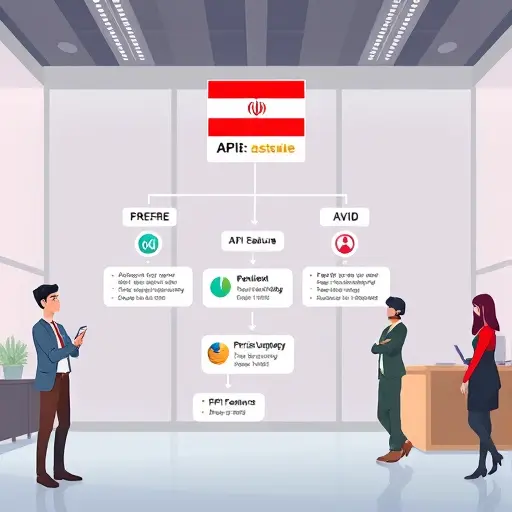animated visual decision tree for AI API selection: