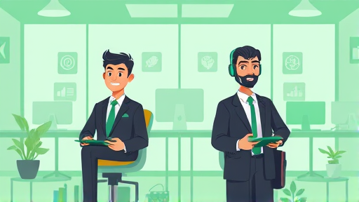 side-by-side animated comparison of AI models, Gemini vs ChatGPT, feature icons, green tech theme, text-free