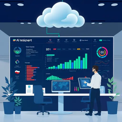 (GPT, Gemini, Claude), user navigating in Farsi, secure cloud atmosphere, text-free