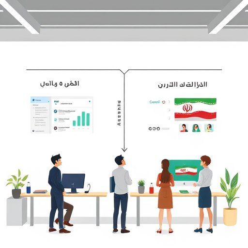 step-by-step cartoon illustration showing GapGPT'