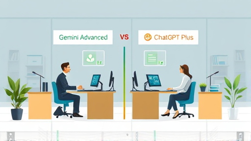 comparison chart illustration: