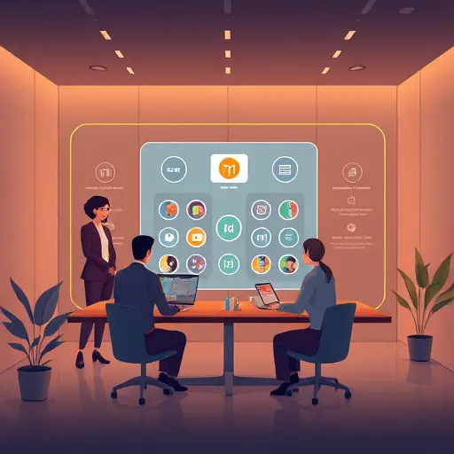 abstract diagram of Mixture‑of‑Experts architecture with expert modules lighting up per token, TPU chips icon, large context window visualization, minimalist dark theme, text‑free