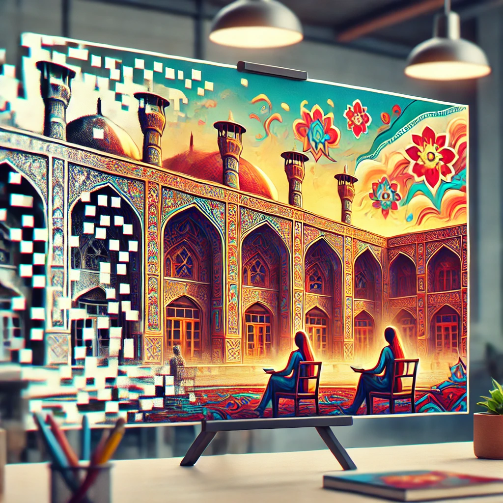 animated illustration of old, low-