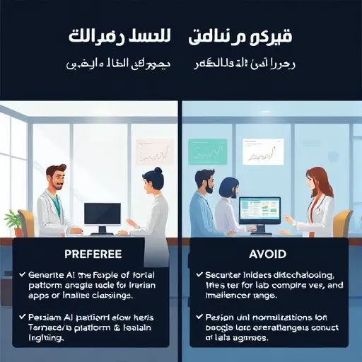 comparison infographic illustration: