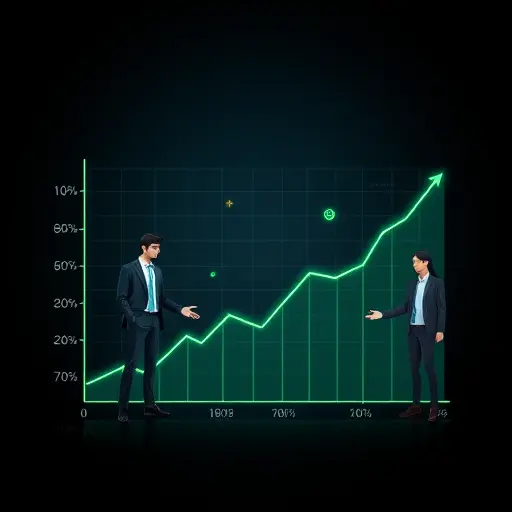 abstract speed vs accuracy graph illustration, neon green accents on dark background, minimal icons for latency and reliability, technology concept, text-free