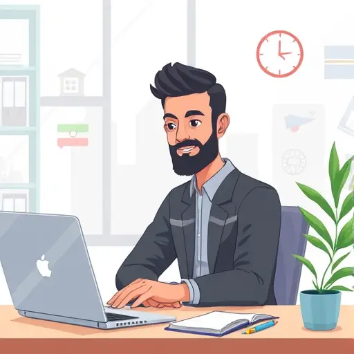 animated illustration of AI-