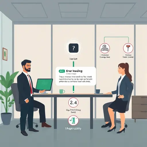error handling flow for AI lab test interpretation, icons for units, ranges, image quality, prompt clarity, dark theme, green accents, minimalistic illustration, no text