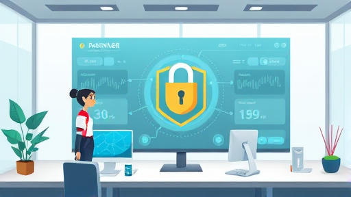cartoon-style illustration of AI-