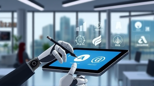 animated illustration of AI-