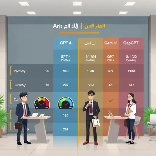 animated comparison chart showing GPT-4