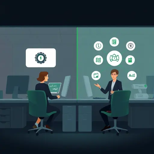 split-screen illustration comparing open-;