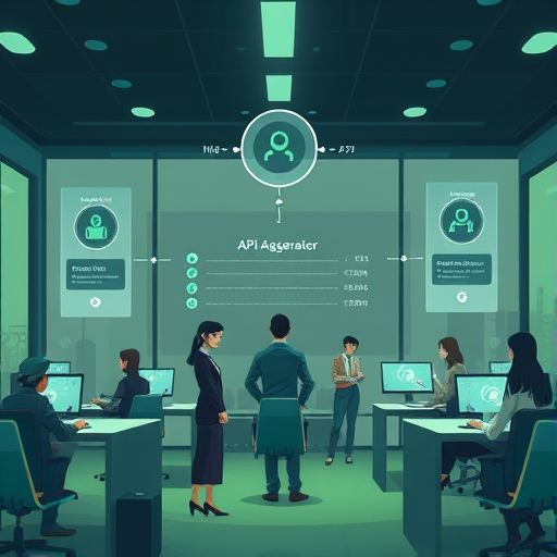 abstract API aggregator concept illustration showing multiple AI models (ChatGPT, Claude, Gemini)