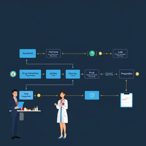 animated flowchart of AI-