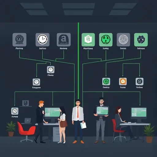 clean comparison illustration of multiple AI models (generic AI icons labeled as model types without brand logos), branching lines from scenarios to models, dark UI, green accent #94d3a2