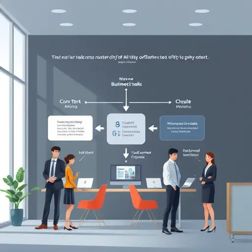 decision flowchart illustration showing business tasks routed to best-fit AI model: