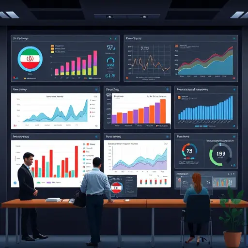 illustration of AI benchmarking dashboards with charts and metrics (accuracy, F1, ROC-AUC)