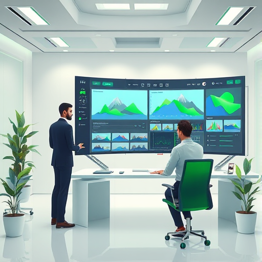 futuristic AI image editing dashboard, animated interface with real-
