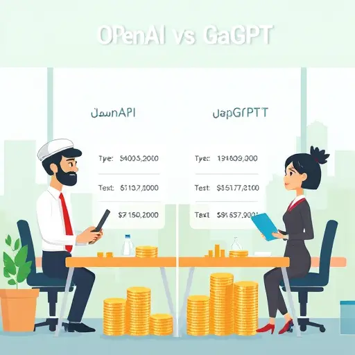 animated price comparison infographic for AI API: