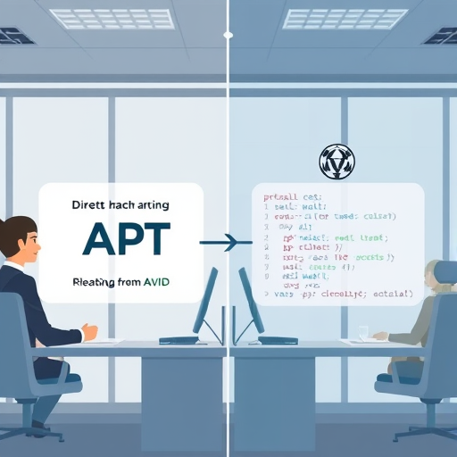 side-by-side API integration diagram, left side shows direct API access to GapGPT from Iran, right side shows OpenAI API with anti-censorship barrier (VPN icon)