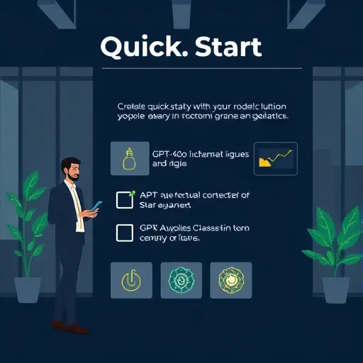 animated quick start checklist with AI model icons (GPT-4o, Claude, Gemini)