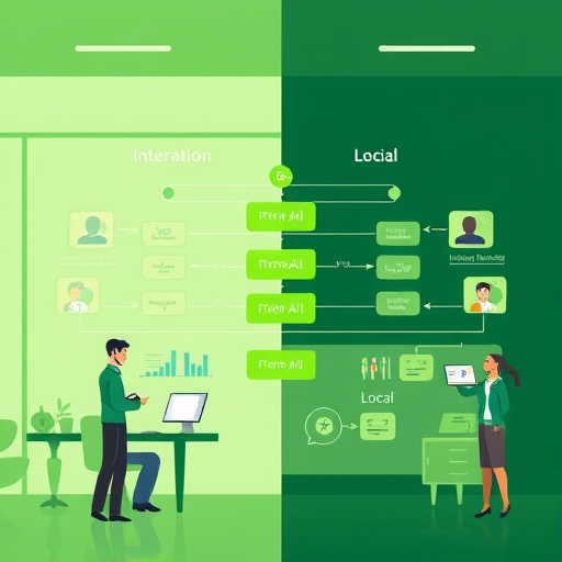 modern API architecture diagram illustration, showing a side-by-
