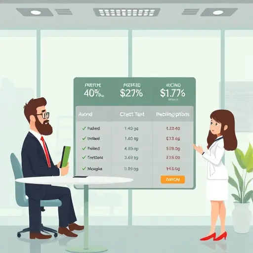 AI-powered logo design pricing chart, interface showing affordable options for Iranian users, animated technology theme, green accent, text-free