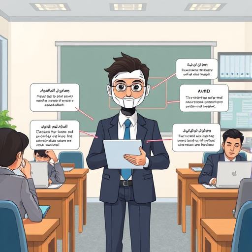 animated illustration of an AI assistant providing step-by-