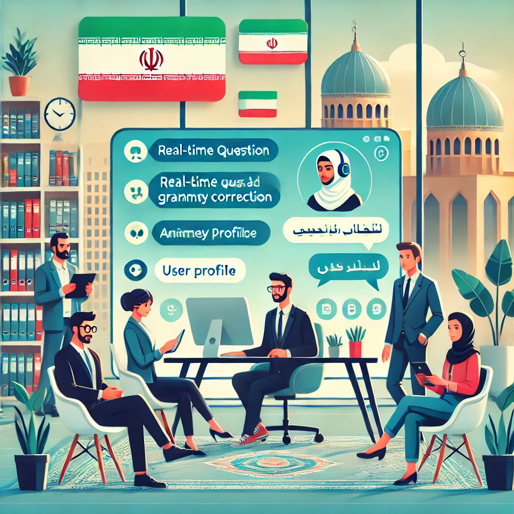 chatbot interface panel with real-