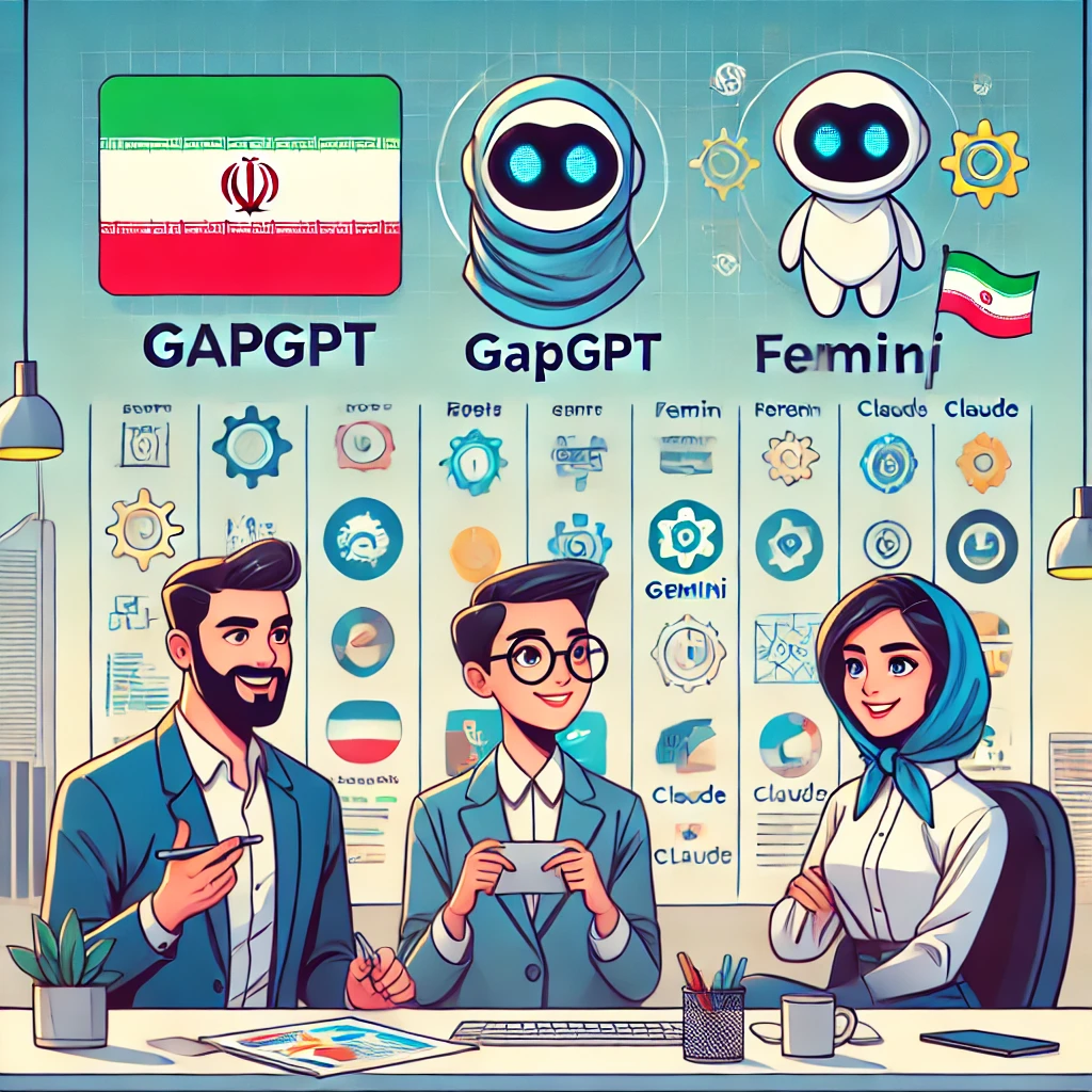 comparison chart illustration: